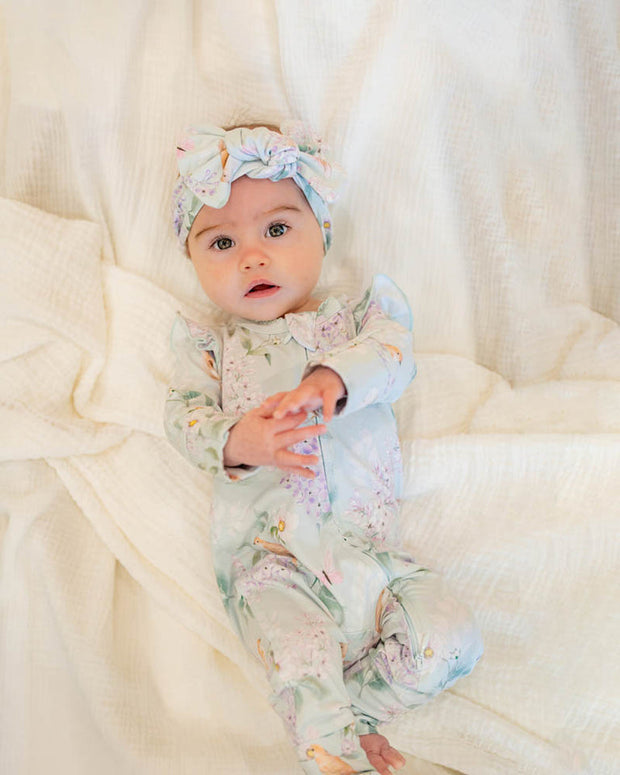 Bébé by Minihaha – Madelyn Print LS Zip Romper
