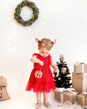 Minihaha Fox & Finch Festive Glitter Dress