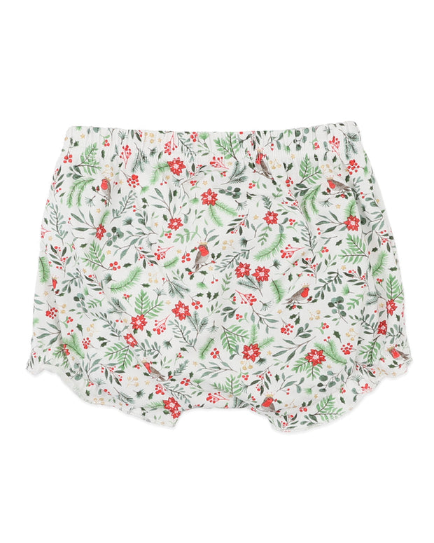 Bébé by Minihaha Festive Red Robin Bodysuit & Shorts Set