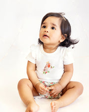 Bébé by Minihaha Festive Red Robin Bodysuit & Shorts Set