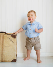 Bébé by Minihaha – Stone Roman Pocket Shorts