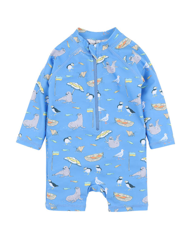 Minihaha Swim – Conway Print Long Sleeve Rash Suit