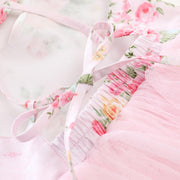 A Little Lacey Zara Girls Tutu Dress - Pink Floral