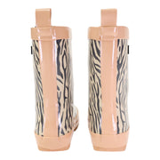 Korango Girls Tiger Stripes Gumboot (Dusty Pink)
