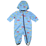 Korango Trucks Polar Fleece Lined Zip Rain Suit Airie Blue