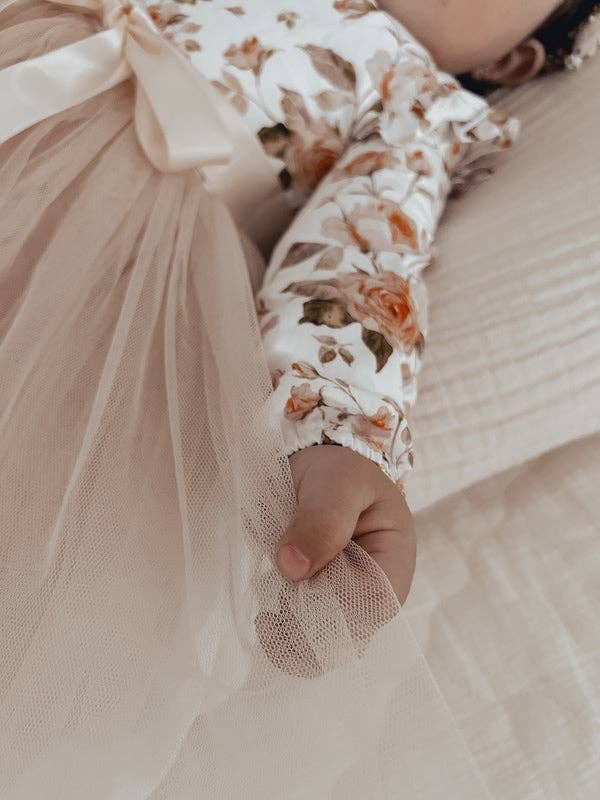 A Little Lacey Millie Rose Girls Long Sleeve Dress