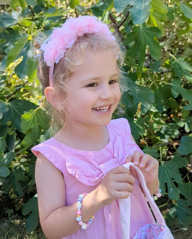 Lauren Hinkley / Mon Coco  Headband - Pink Posy
