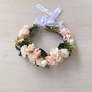 A Little Lacey Macie Girls Soft Pink Flower Crown