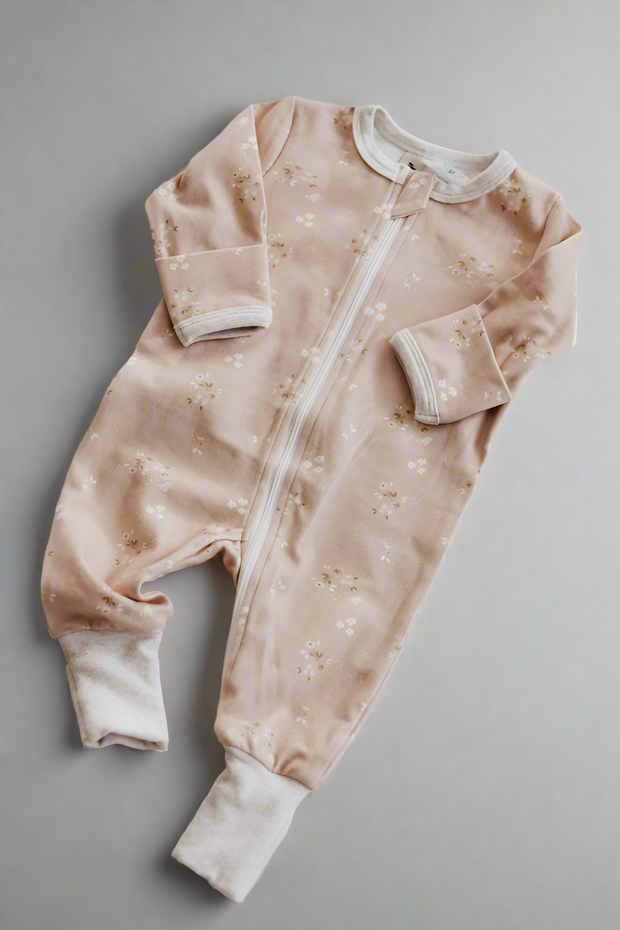 Bencer & Hazelnut Ada Peachy Pink Zip Suit