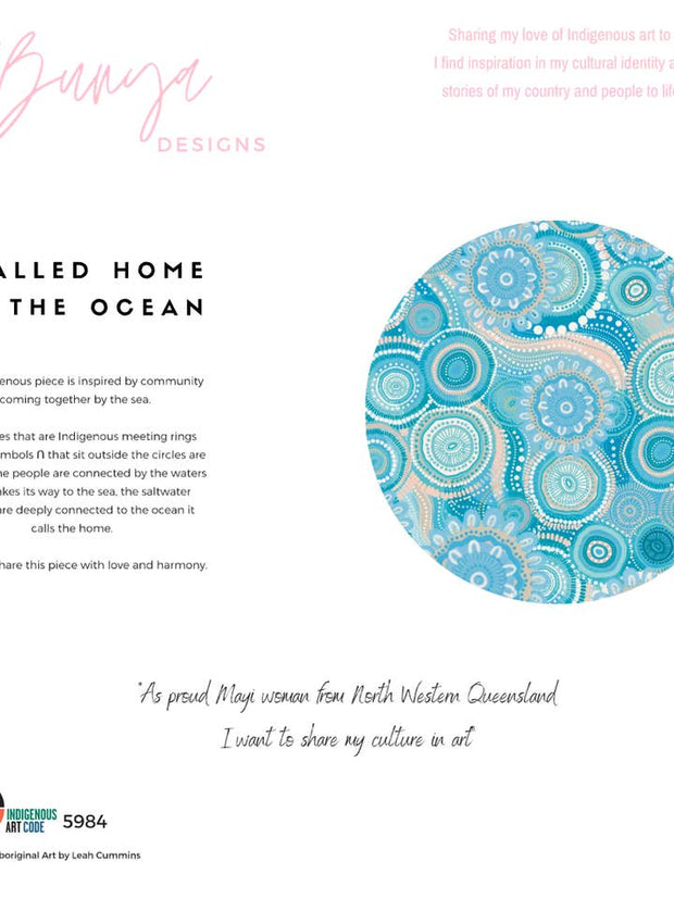 Little E & Co Reusable Swim Nappy & Mini Wet Bag Combo - Called Home To The Ocean
