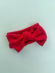 Petite & Co Waffle Headband - Red