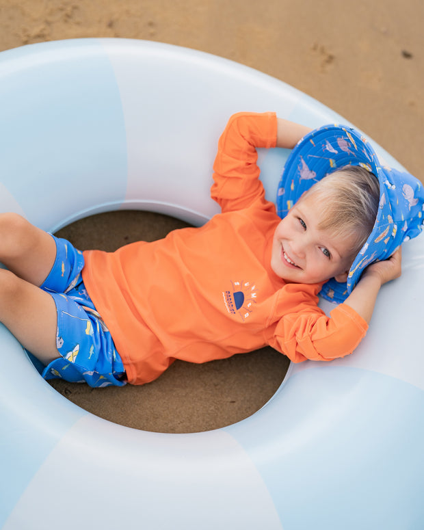 Minihaha Conway Swim Hat With Quick Release Neck Tie