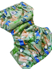 Little E & Co Reusable Swim Nappy & Mini Wet Bag Combo - Forest