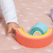 Living Textiles Silicone Rainbow Puzzle - Sorbet
