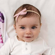 Snuggle Hunny Rose Pink Velvet Bow