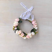 A Little Lacey Macie Girls Soft Pink Flower Crown