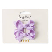 Snuggle Hunny Soft Violet Piggy Tail Hair Clips - Pair