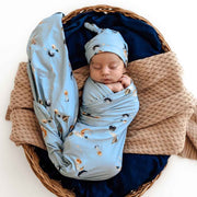 Snuggle Hunny Organic Jersey Wrap & Beanie Set - Dream