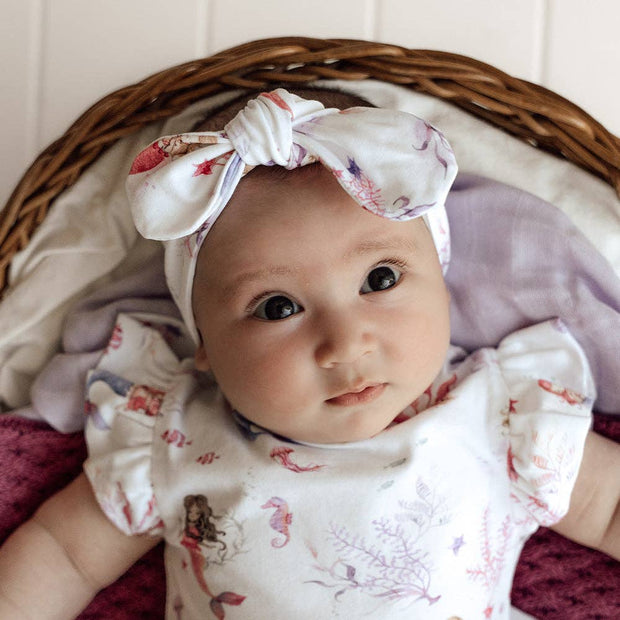 Snuggle Hunny Organic Topknot - Mermaid