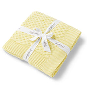 Snuggle Hunny Sunlight Diamond Knit Organic Baby Blanket