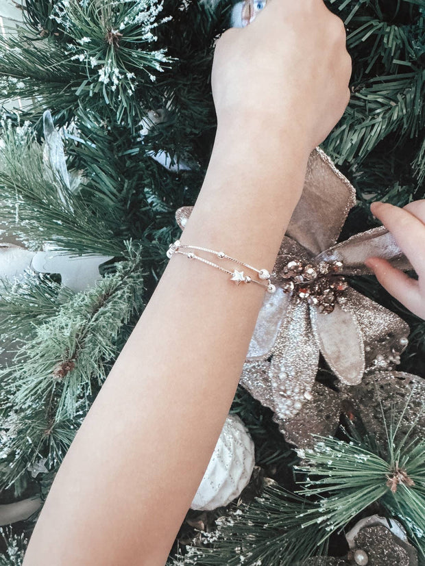 A Little Lacey Girls Starry Night Bracelet