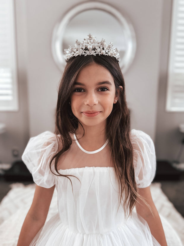 A Little Lacey Snow Queen Girls Tiara