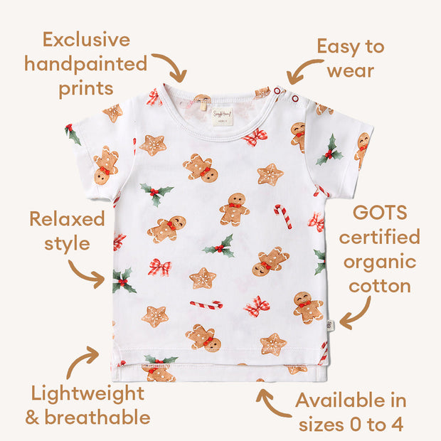 Snuggle Hunny Gingerbread Organic T-Shirt