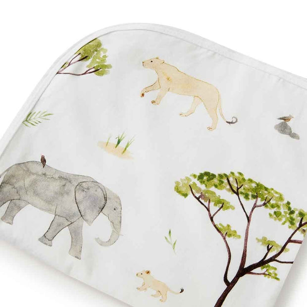 Snuggle Hunny Safari Organic Jersey Wrap & Beanie Set