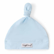 Snuggle Hunny Baby Blue Organic Knotted Beanie