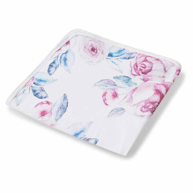 Snuggle Hunny Jersey Wrap & Topknot Set - Lilac Skies