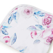 Snuggle Hunny Jersey Wrap & Topknot Set - Lilac Skies