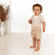 Snuggle Hunny Organic Shorts - Pebble