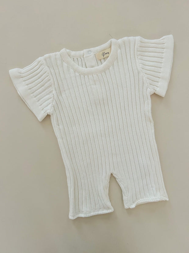 Petite & Co Ribbed Playsuit