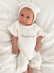 Petite & Co Ribbed Playsuit