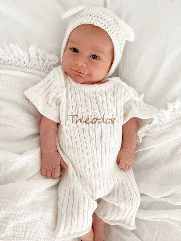 Petite & Co Ribbed Playsuit