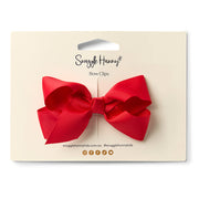 Snuggle Hunny Red Bow Hair Clip