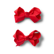 Snuggle Hunny Red Piggy Tail Hair Clips - Pair