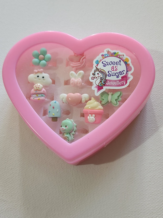 Sweet As Sugar Ring Set