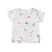 Snuggle Hunny Candy Cane Christmas Organic T-Shirt