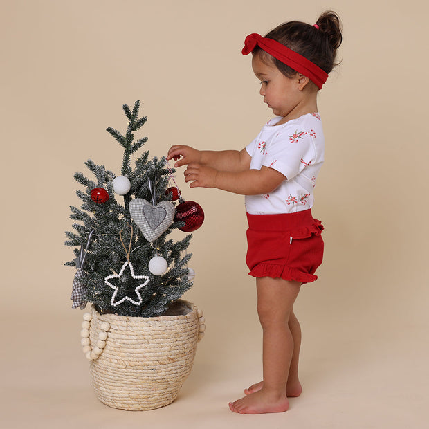 Snuggle Hunny Candy Cane Christmas Organic T-Shirt