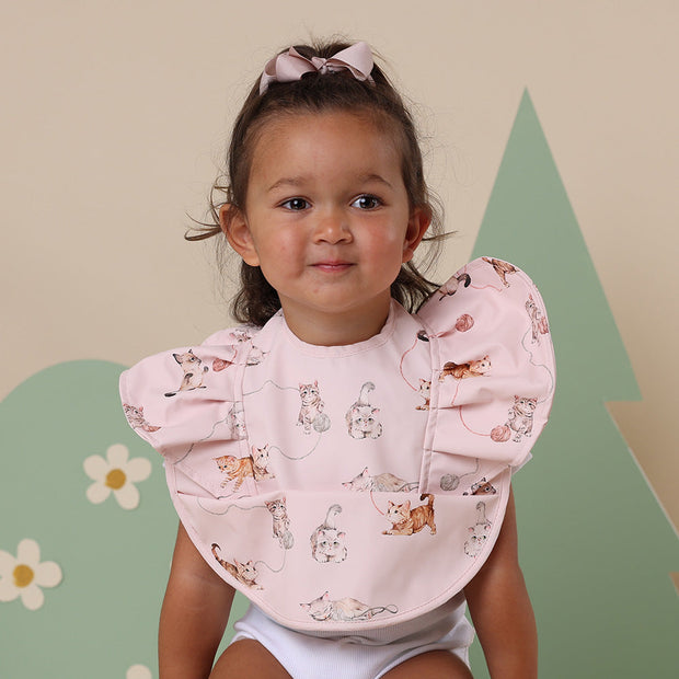 Snuggle Hunny Frill Snuggle Bib - Kittens