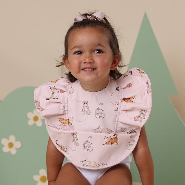 Snuggle Hunny Frill Snuggle Bib - Kittens