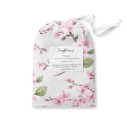 Snuggle Hunny Organic Bassinet Sheet / Change Pad Cover - Cherry Blossom