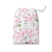 Snuggle Hunny Organic Fitted Cot Sheet Cherry Blossom