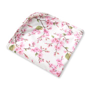 Snuggle Hunny Organic Jersey Wrap & Topknot Set - Cherry Blossom
