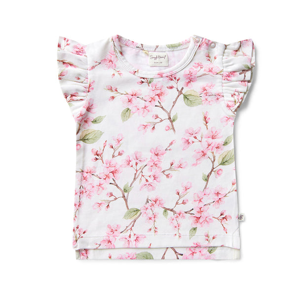 Snuggle Hunny Organic T-Shirt - Cherry Blossom