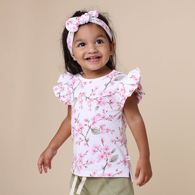 Snuggle Hunny Organic T-Shirt - Cherry Blossom
