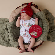 Snuggle Hunny  Short Sleeve Organic Bodysuit - Christmas - Kangas & Koalas