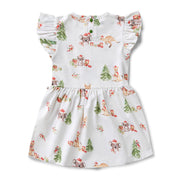 Snuggle Hunny Short Sleeve Organic Dress - Christmas - Kangas & Koalas