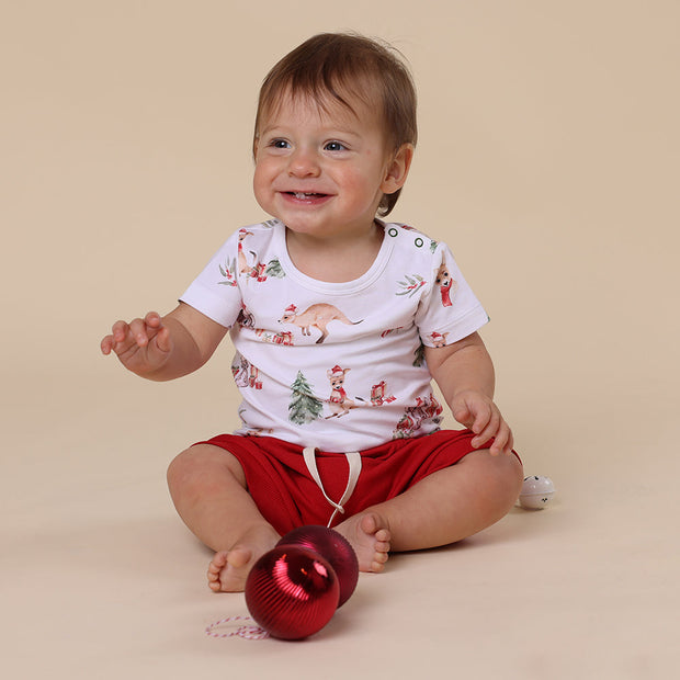 Snuggle Hunny Organic T-Shirt - Christmas - Kangas & Koalas